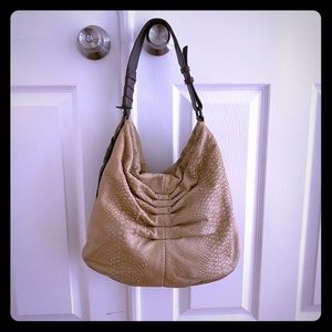 Hailston Heritage Ruched Hobo Bag